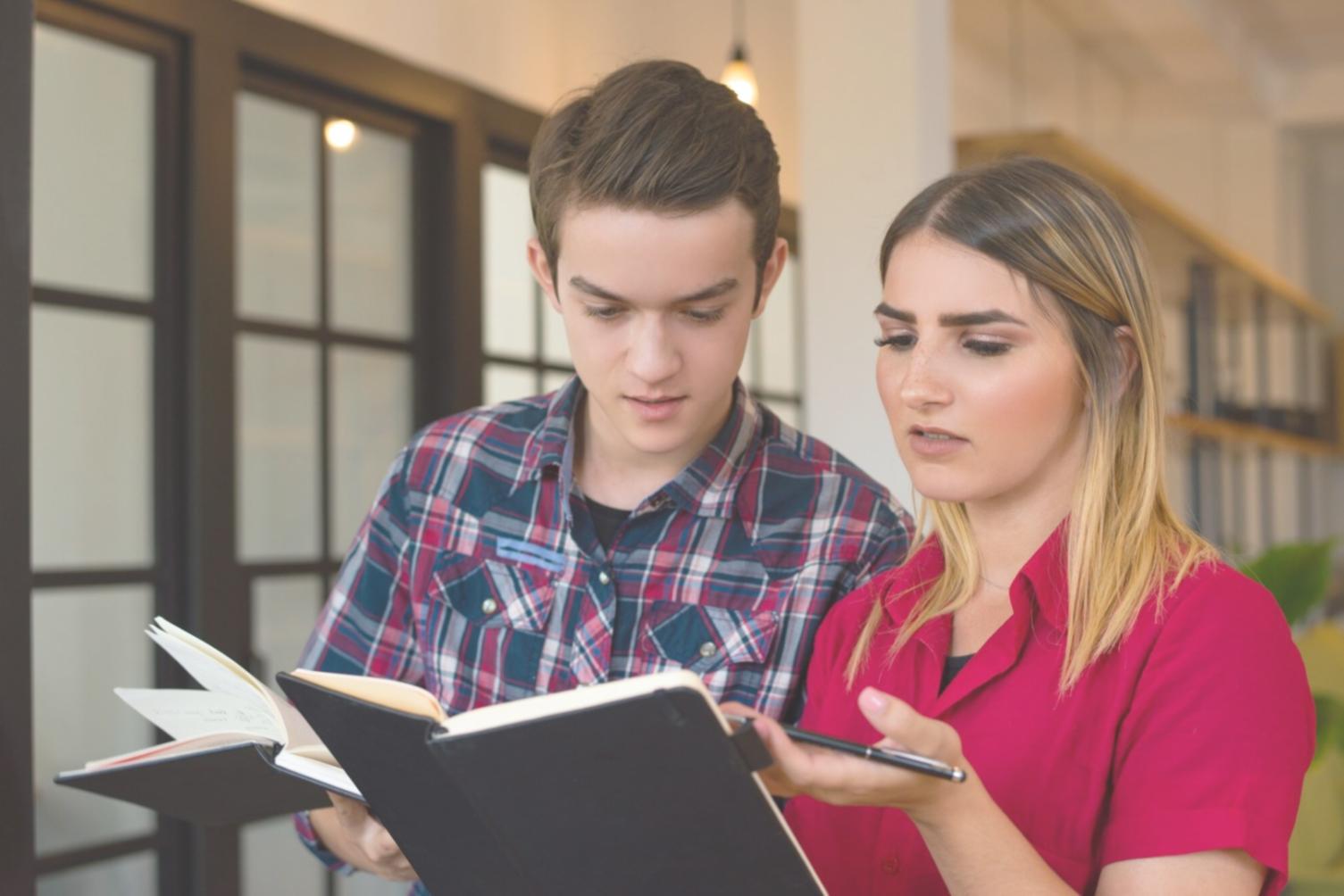 Early financial planning session showing collaborative budget development